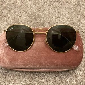 Polarized Ray ban polished gold